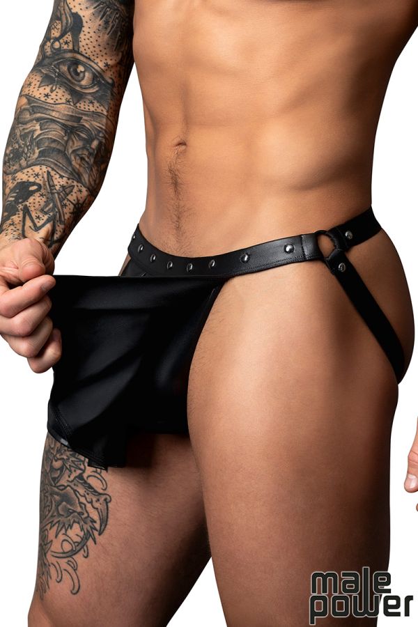 MPPAK-158 - PU Leather Skirt Jock