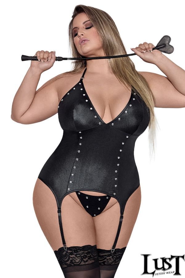 LUPAK-235X - Strappy Stud Bustier