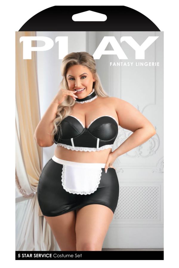 FAPL2301X - 4PC Sexy Maid Set