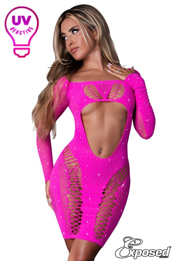 MSS170 - Crystal & UV Dress