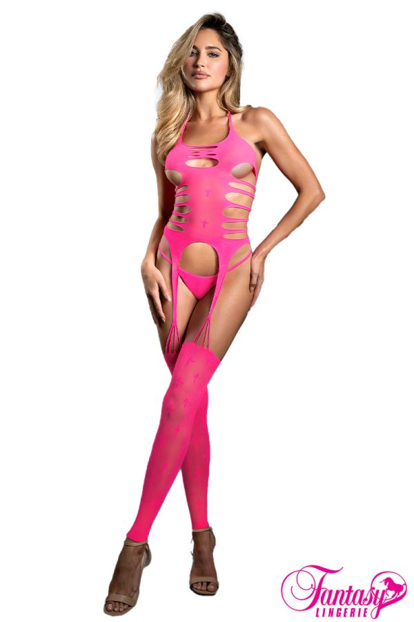 FASF1002 - Suspender Bodystocking