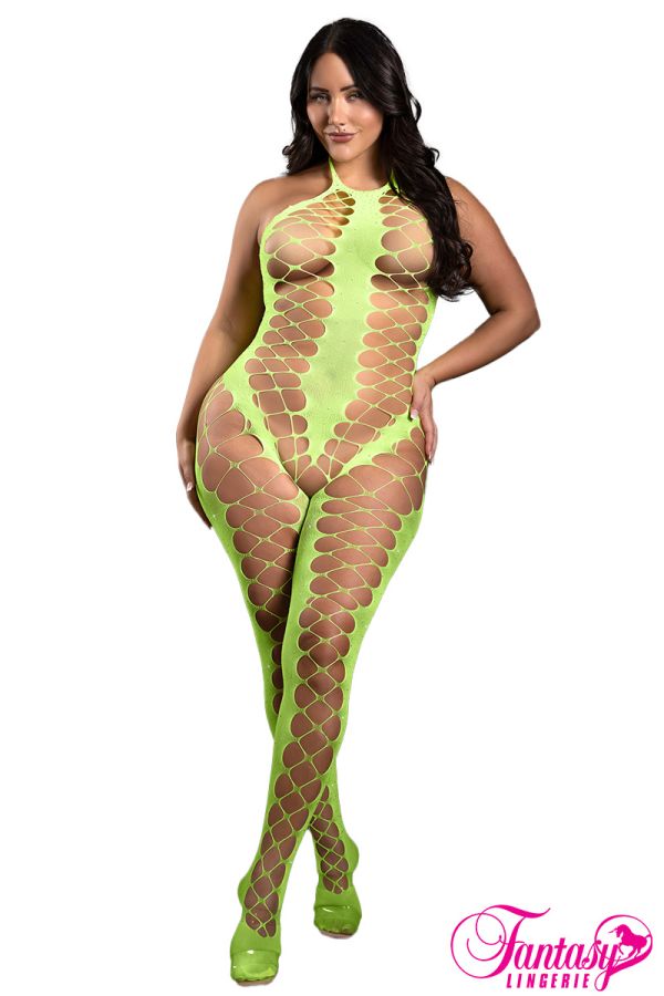 FASF1005X - Rhinestone Bodystocking