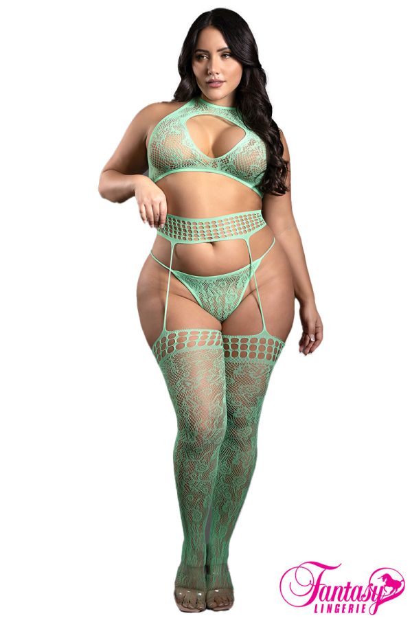 FASF1006X - Strappy Bodystocking