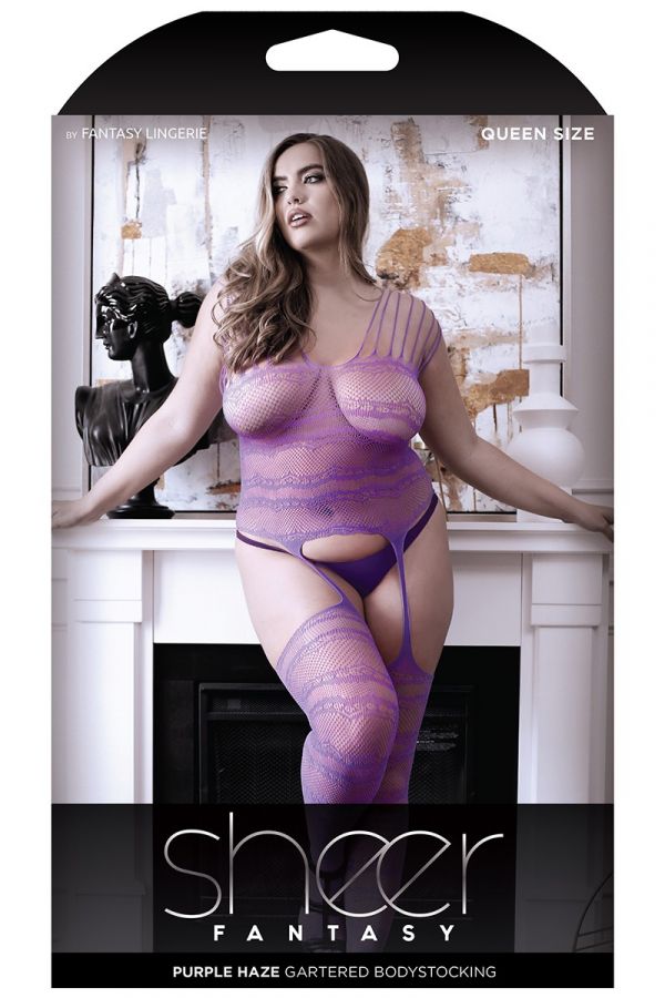 FASF937X - Garter Bodystocking