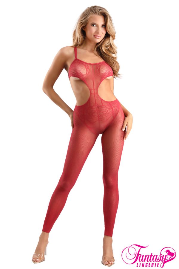 FASF985 - Open Rear Bodystocking