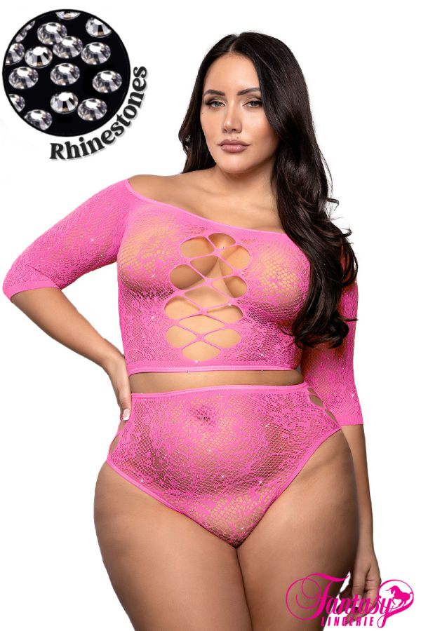 FAV812X - Rhinestone 2PC