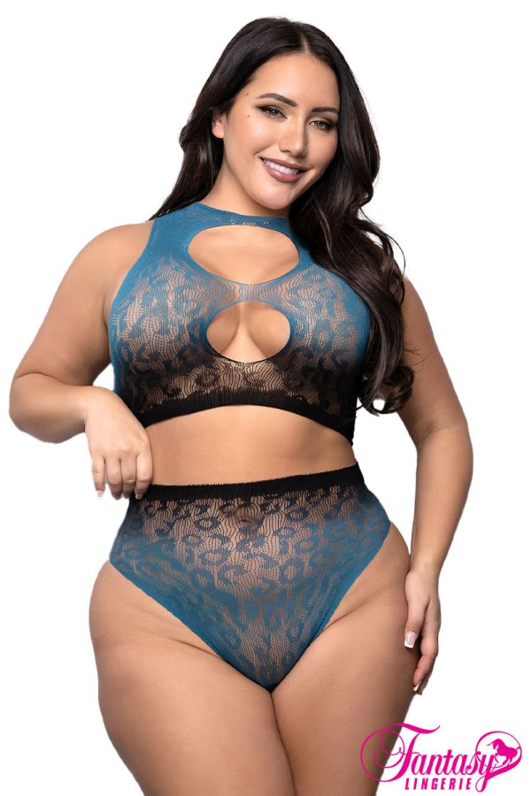 FAV819X - Ombré Leopard 2PC