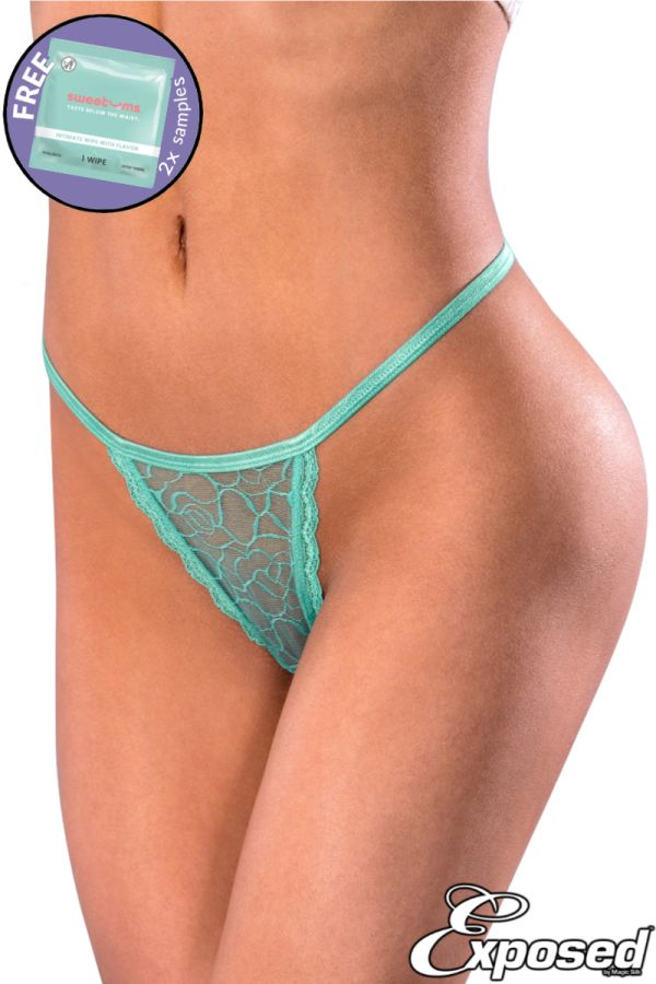 MSW410 – Lace Thong & Wipes