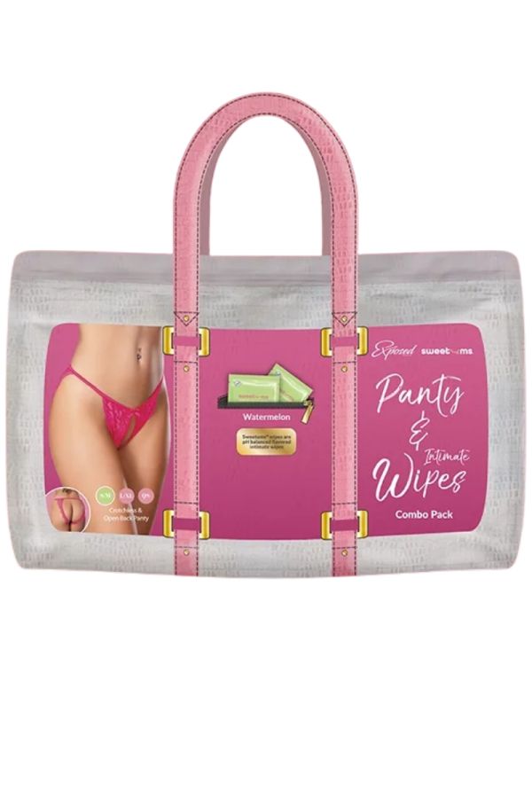 EXW427X – UV Lace Thong & Wipes